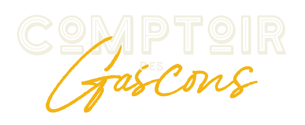 Logo du comptoir des gascons. Livraison Bordeaux